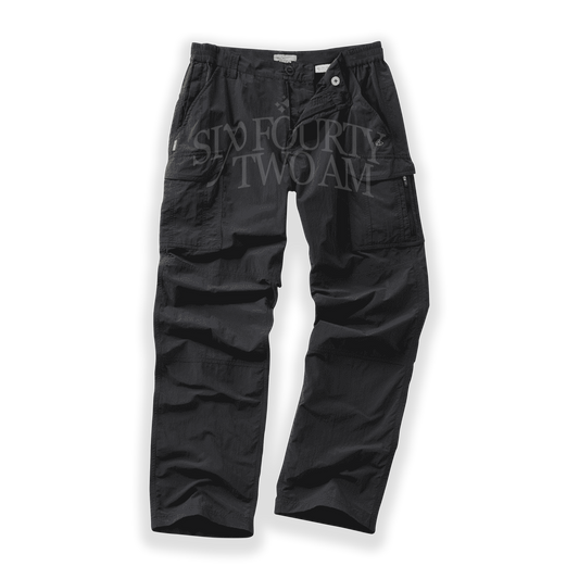 6:42 AM Triple Black Painter's Cargos