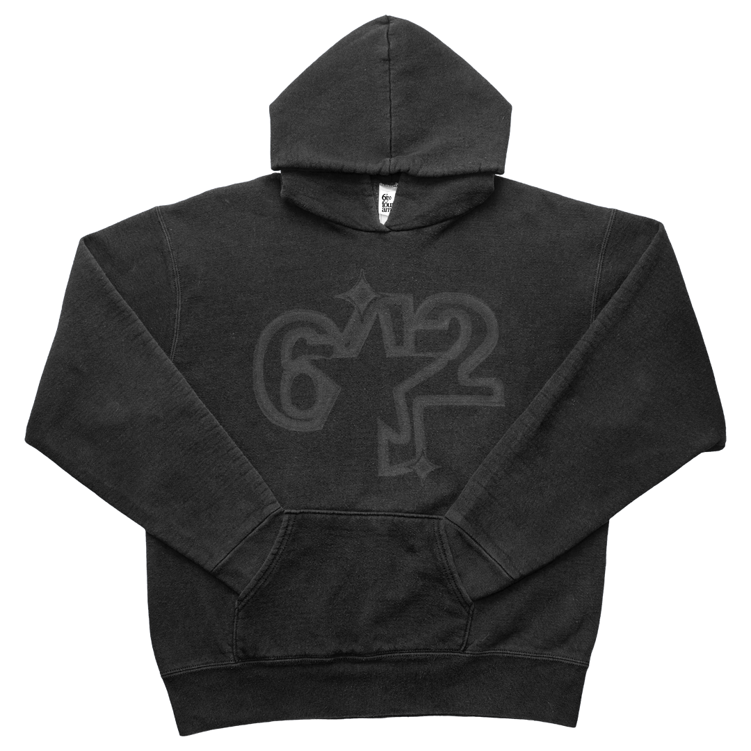 642AM CHROME HOODIE BLACK