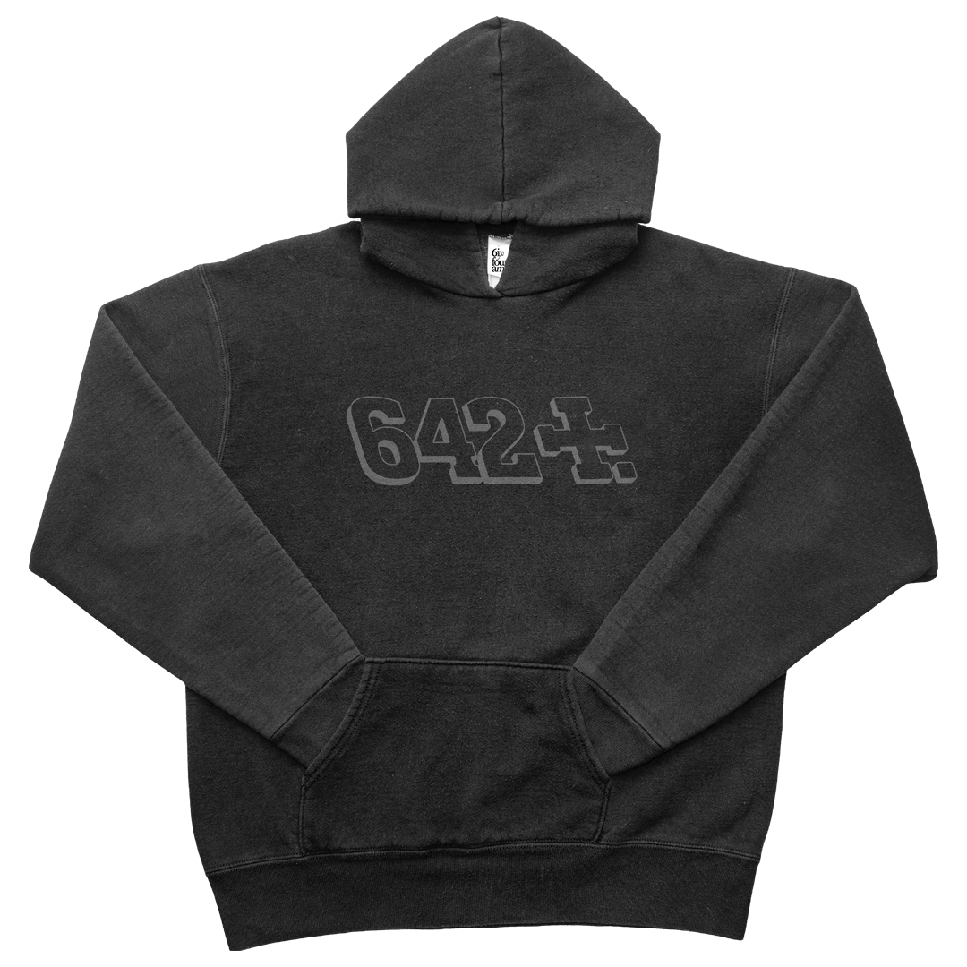 642 AM x RIZLA HOODIE BLACK