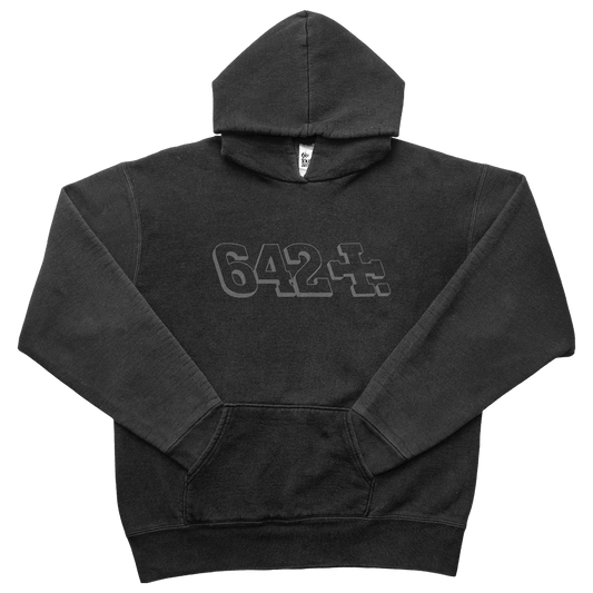 642 AM x RIZLA HOODIE BLACK